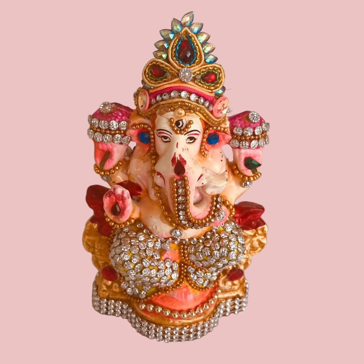 Clay Lord Ganesha statue