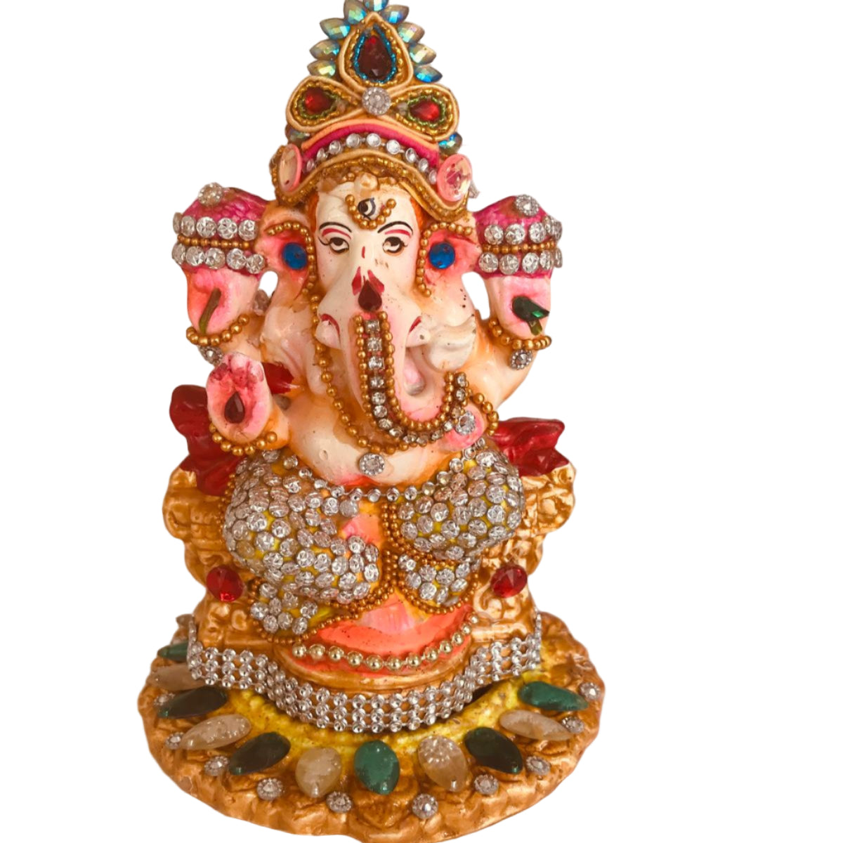 Clay Lord Ganesha statue