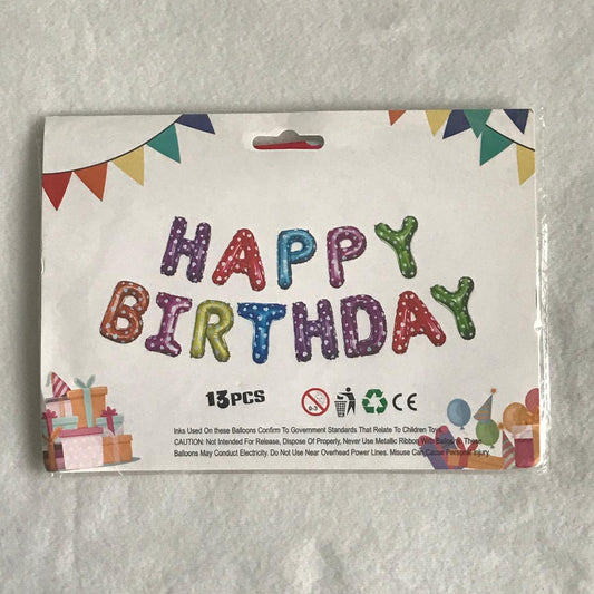 Happy Birthday Foil Balloon
