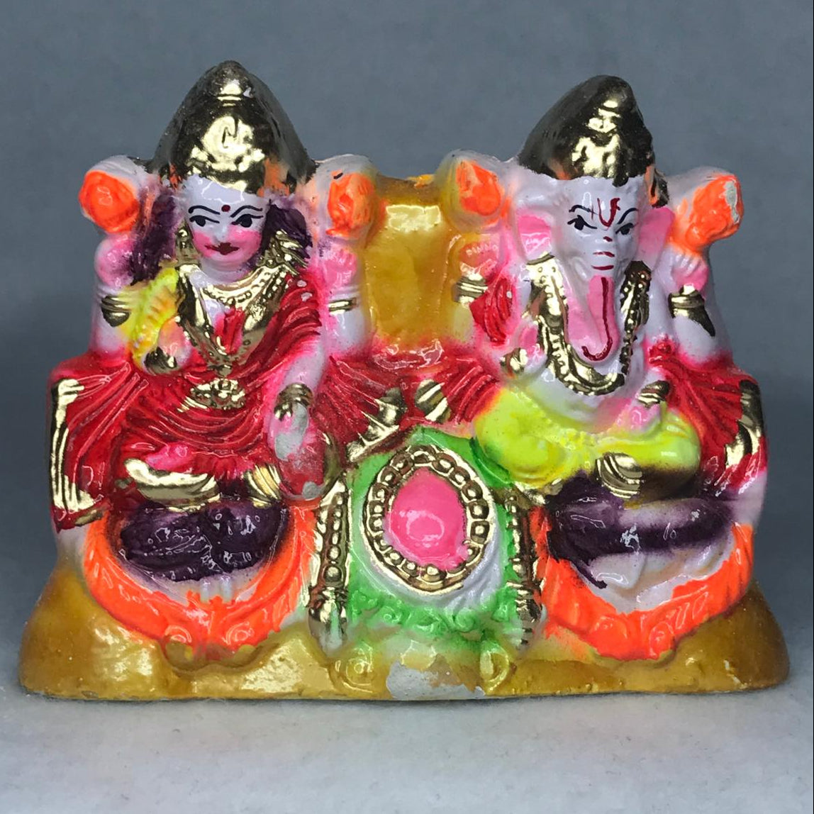 Goddess Lakshmi and Lord Ganesh