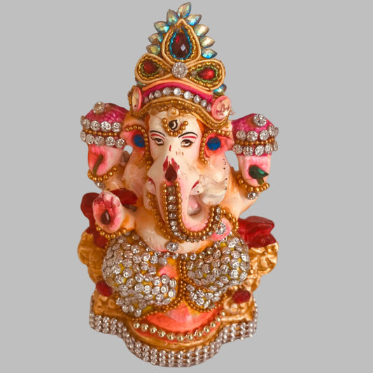Clay Lord Ganesha statue