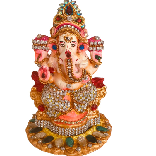 Clay Lord Ganesha statue