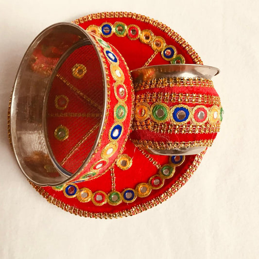 Karwa Chauth Puja Thali