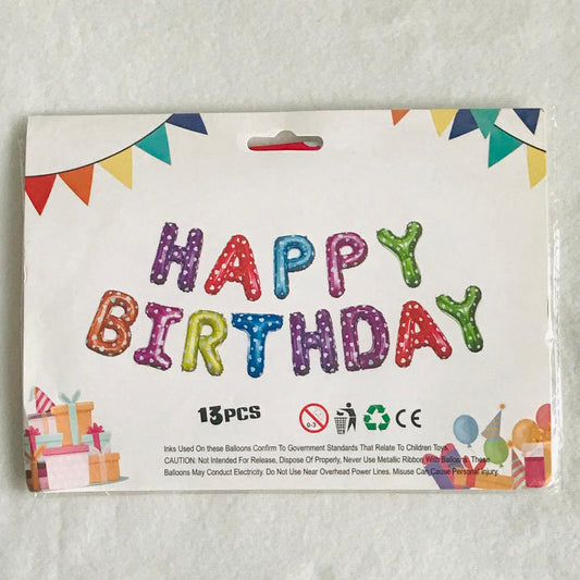 Happy Birthday Foil Balloon