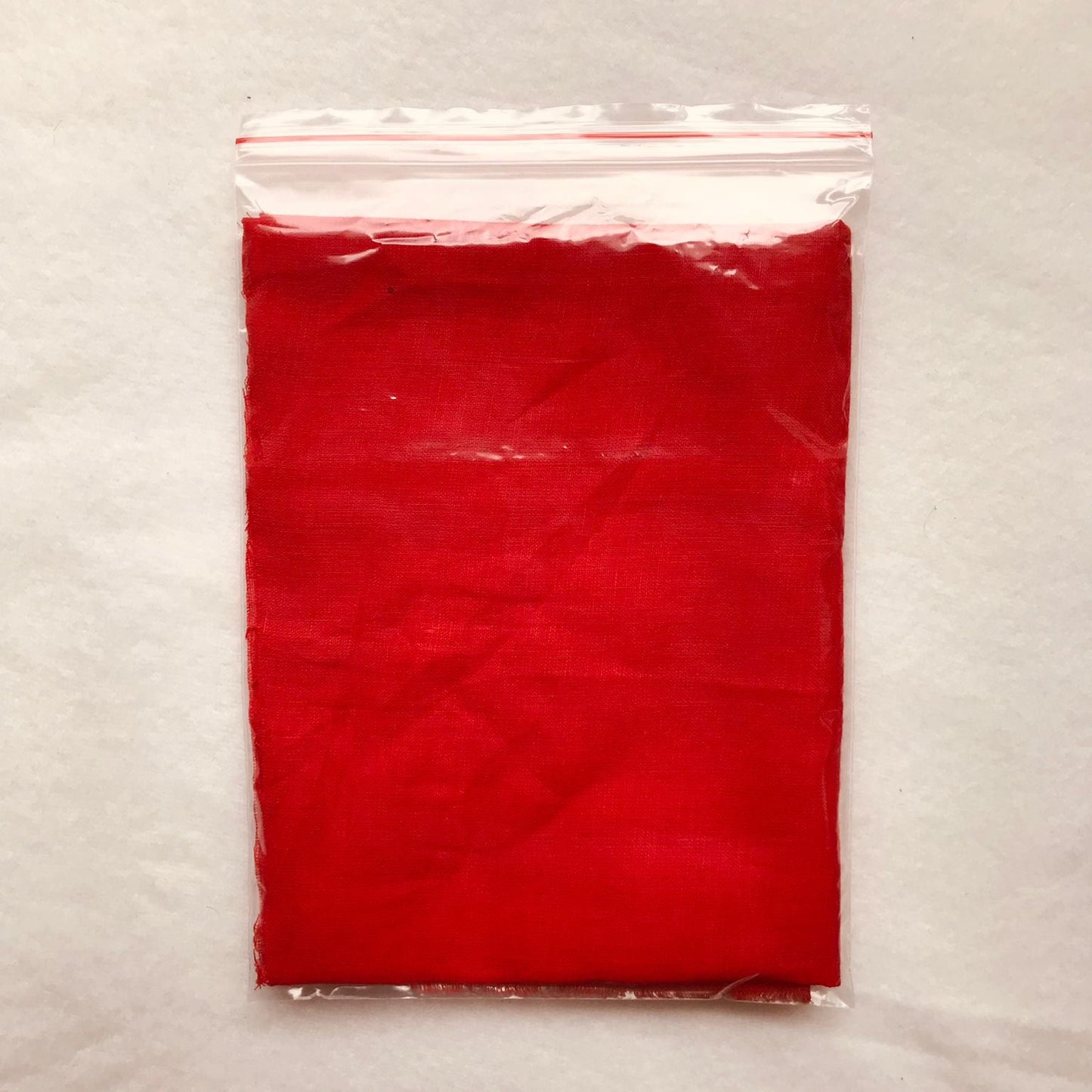 Red Cotton Cloth 10:20inch