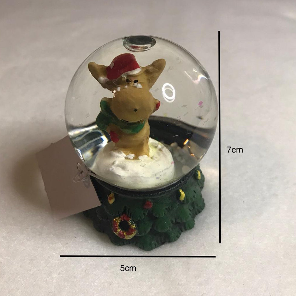 Mini Rudolph the Reindeer Globe