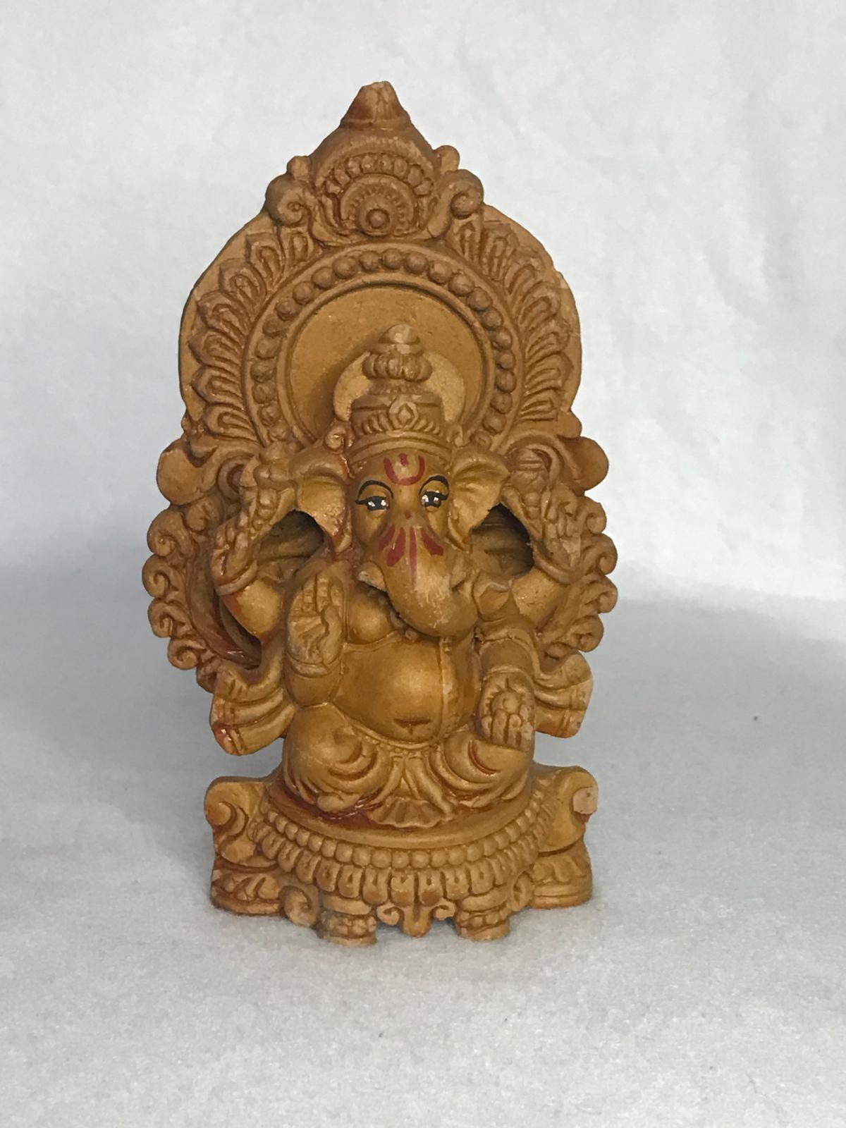 Handcrafted Clay Lord Ganesha
