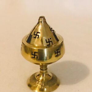 Elegant handcrafted brass incense burner