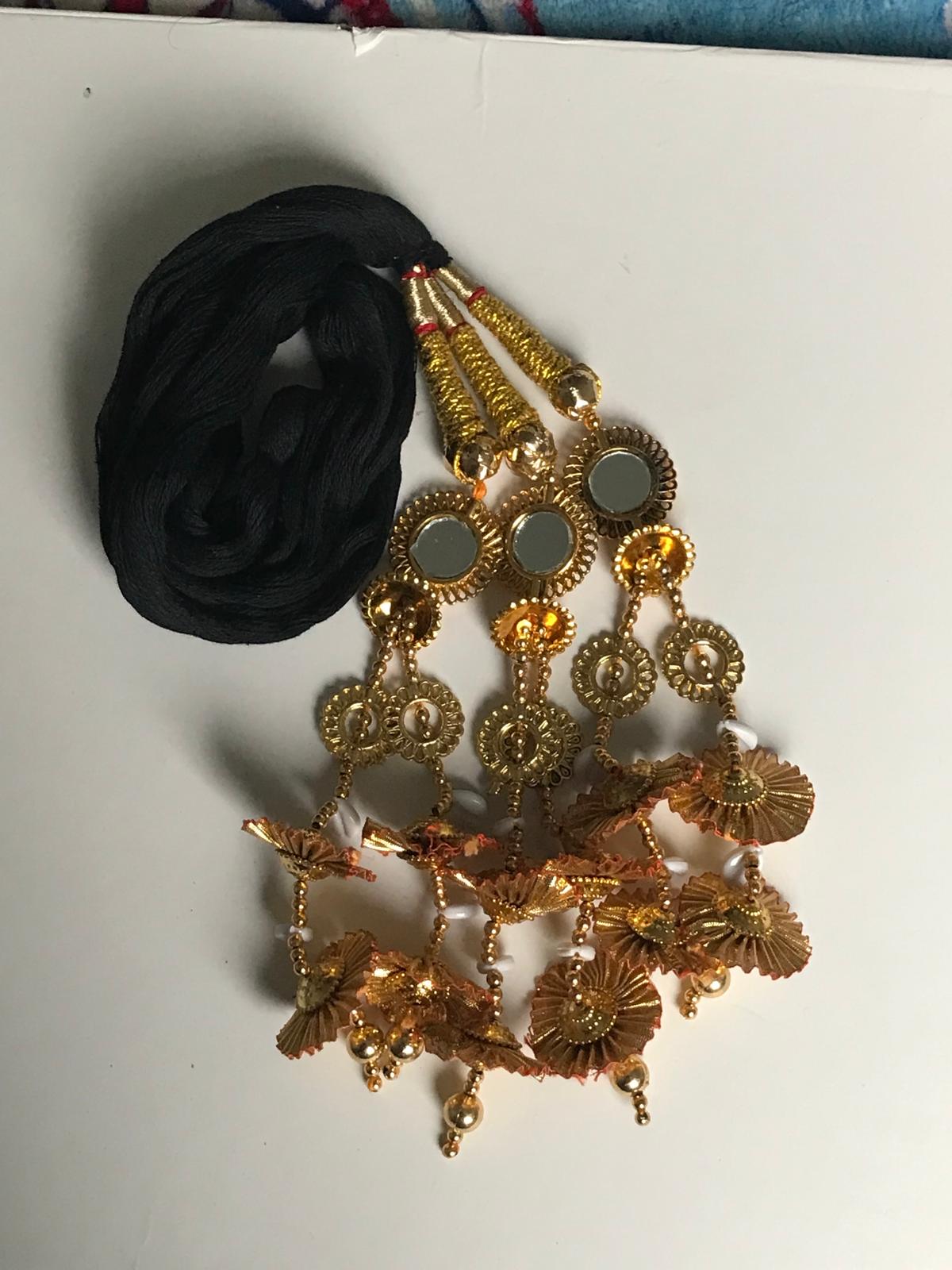 Traditional Punjabi Golden Hair Paranda
