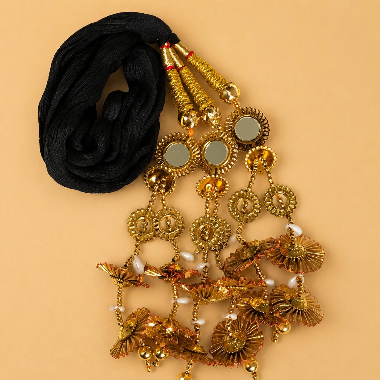 Traditional Punjabi Golden Hair Paranda