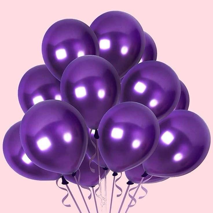 Shiny Violet Celebration Balloons