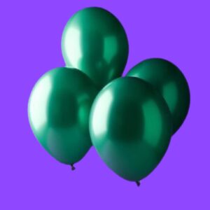 Shiny Green Celebration Balloons