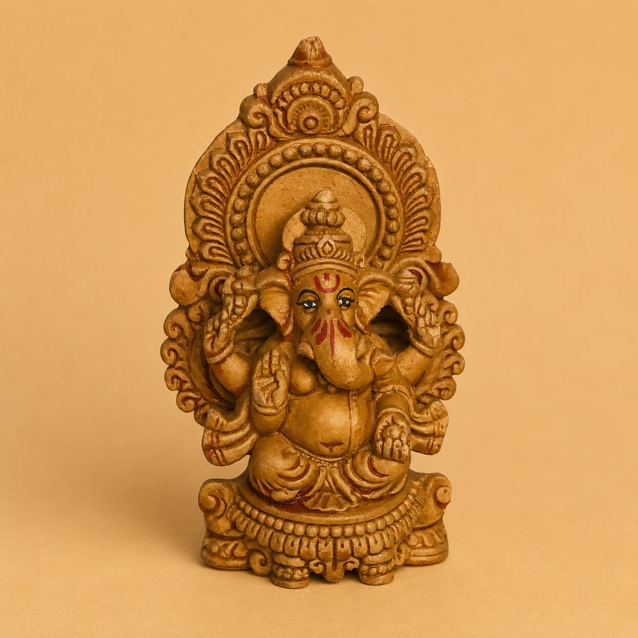 Handcrafted Clay Lord Ganesha