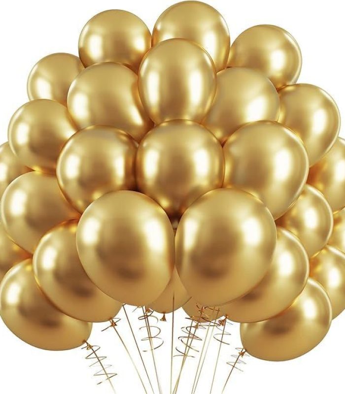 Shiny Golden Celebration Balloons