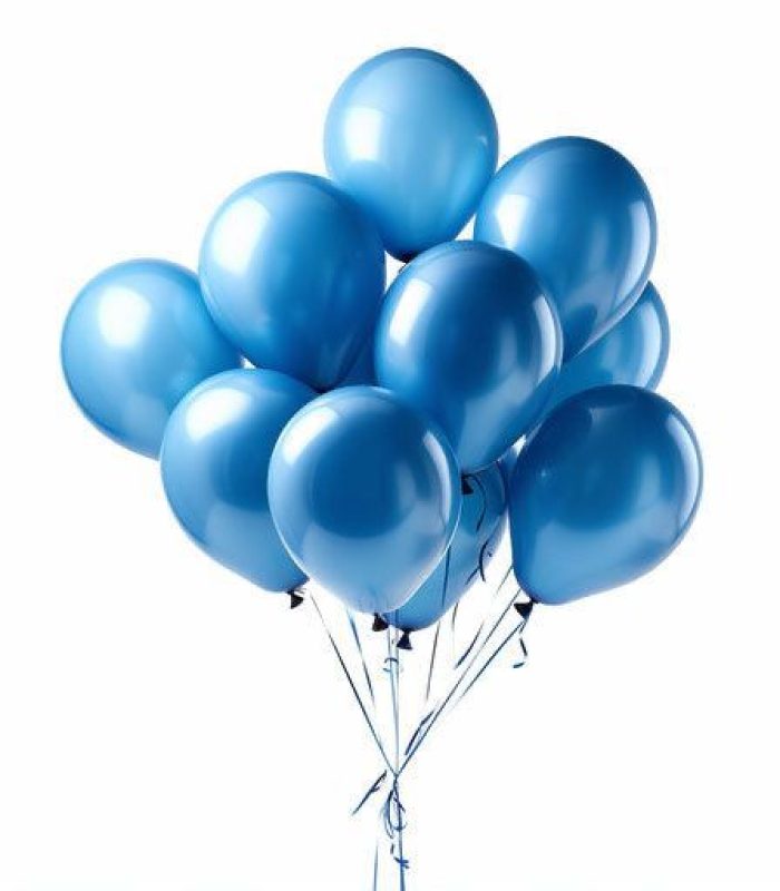 Shiny Blue Celebration Balloons