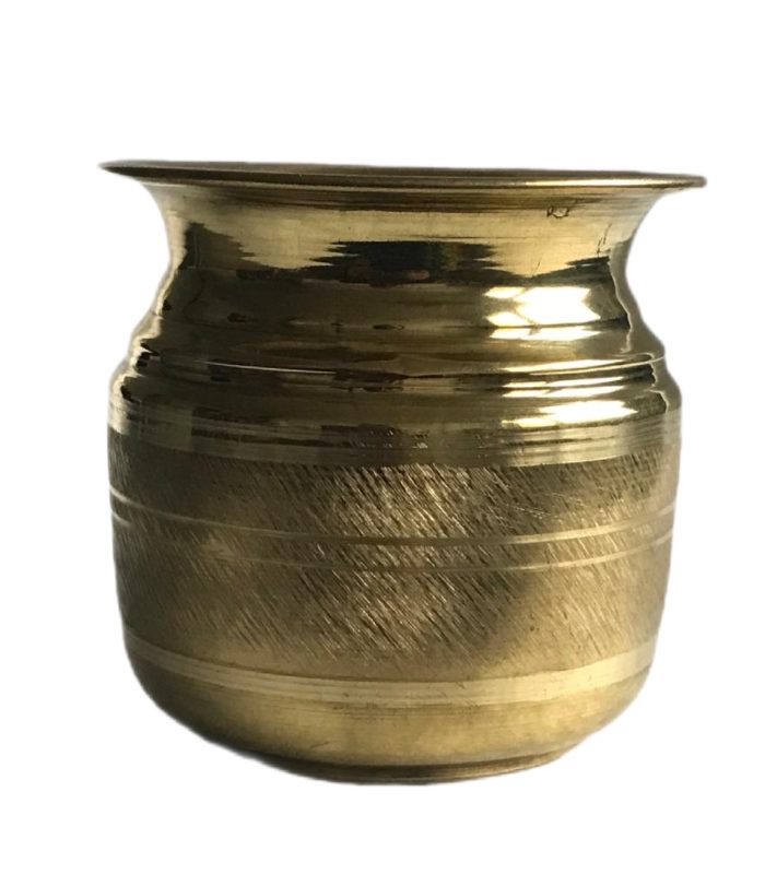 Traditional Brass Pooja Lota (Kalash) – Handcrafted Sacred Vessel