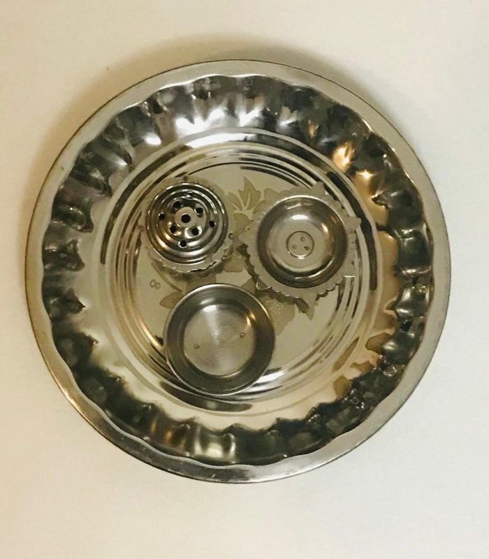 Stainless Steel Pooja Thali Set