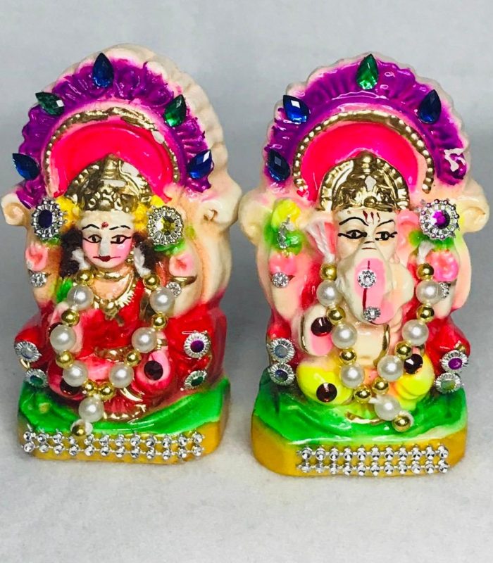 Handcrafted Lakshmi & Ganesha